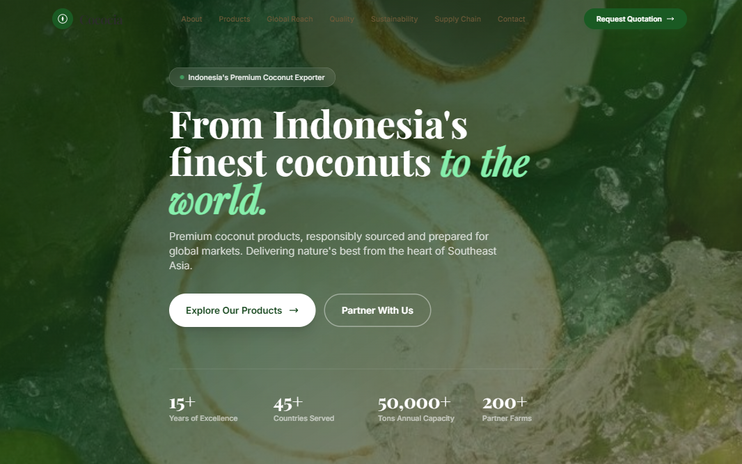 Cococia — Corporate Website