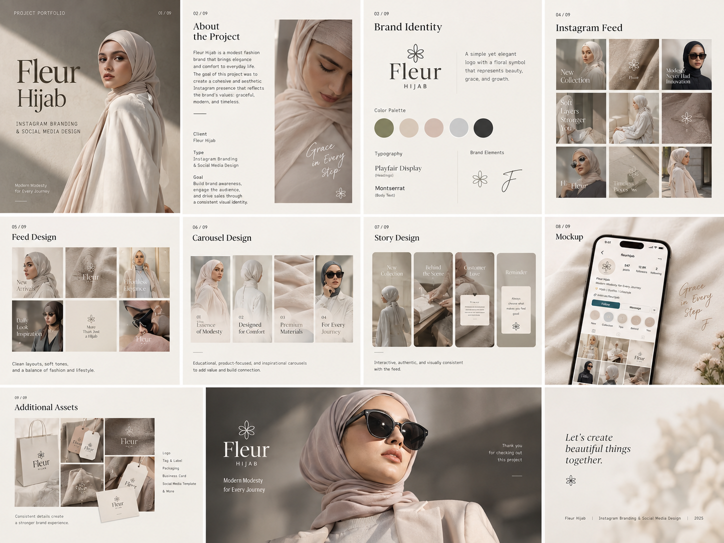 Fleur Hijab — Social Media Campaign